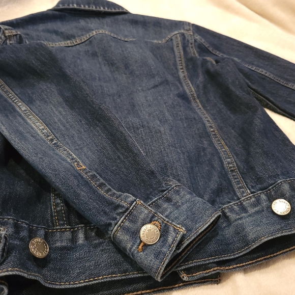Lucky Brand The Tomboy Jean Jacket Dark Wash Vintage Denim NWOT *sz XS* - Picture 3 of 16